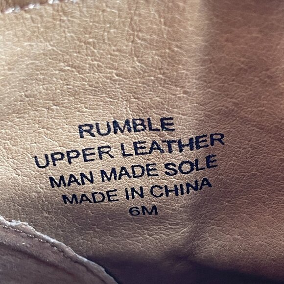 Jeffrey Campbell Rumble Tan Suede Chunky Heel Bootie Ankle Boot - Picture 11 of 14